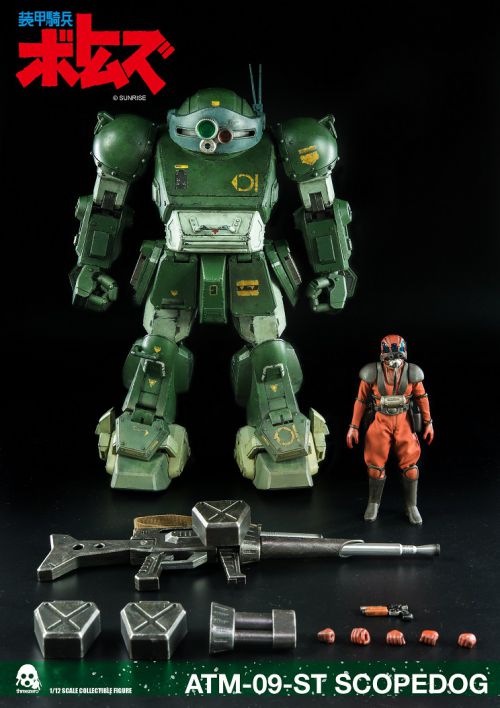 装甲騎兵ボトムズ] threezero製1/12スケール・スコープドッグが予約
