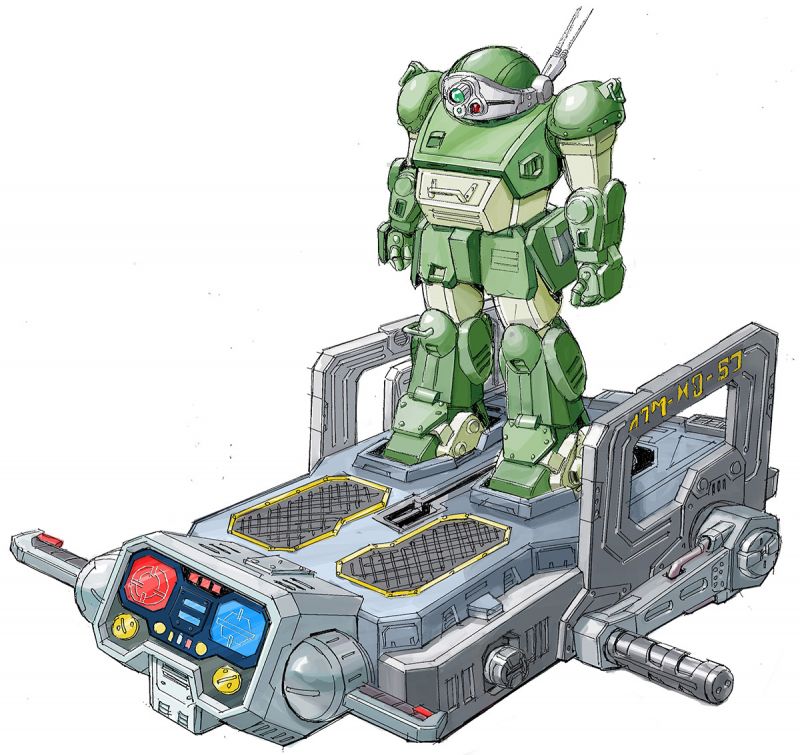 装甲騎兵ボトムズ] 百年戦争が生んだ“鉄の棺桶”スコープドッグを巨大