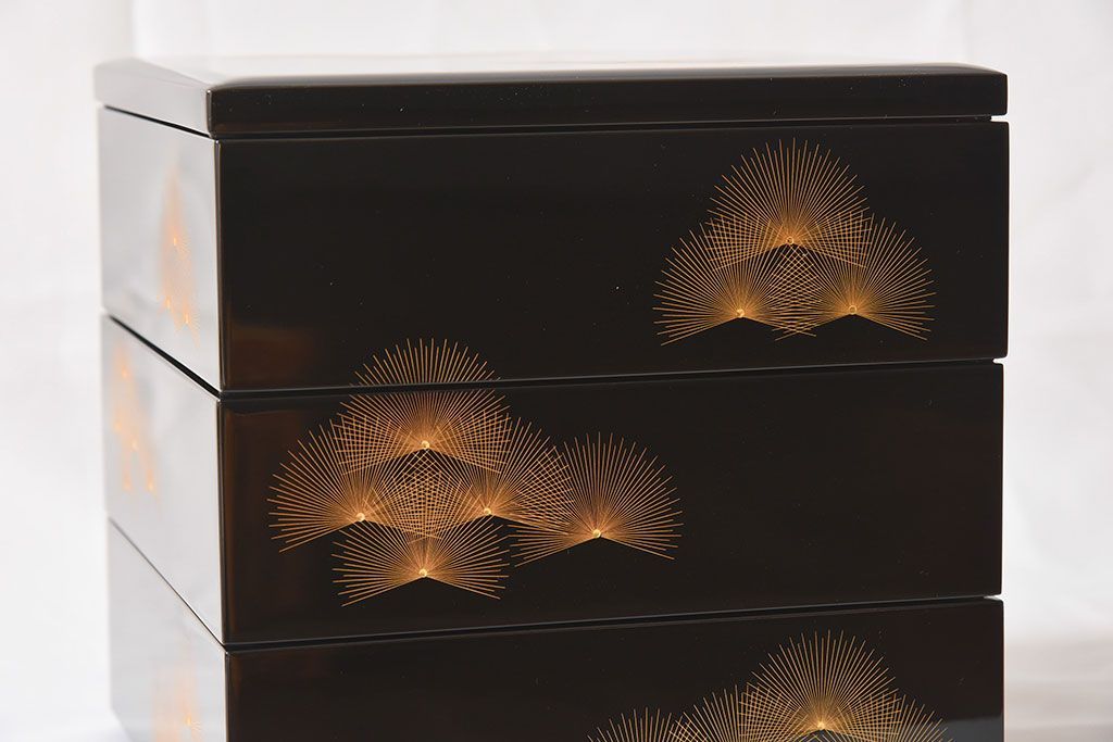 公式】アンティーク家具ラフジュ工房商品詳細ページ輪島塗 寿松沈金