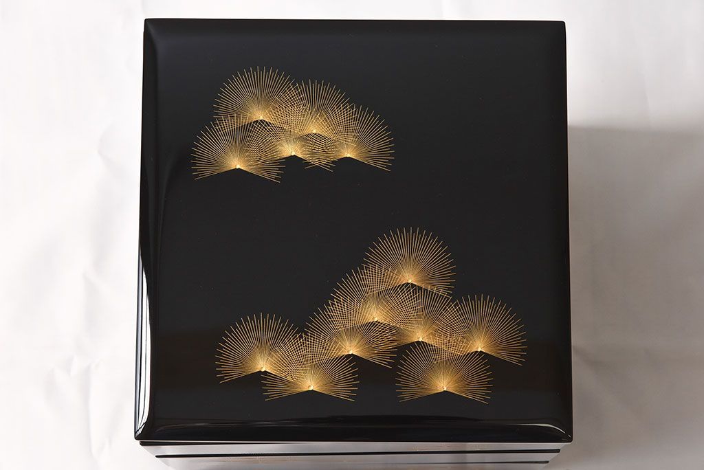 公式】アンティーク家具ラフジュ工房商品詳細ページ輪島塗 寿松沈金