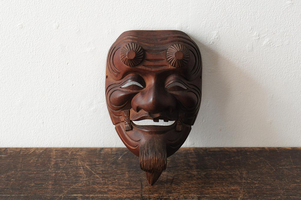 公式】アンティーク家具ラフジュ工房商品詳細ページ骨董 在銘 古い木彫