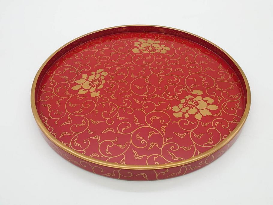 公式】アンティーク家具ラフジュ工房商品詳細ページ輪島塗 蒔絵 朱塗