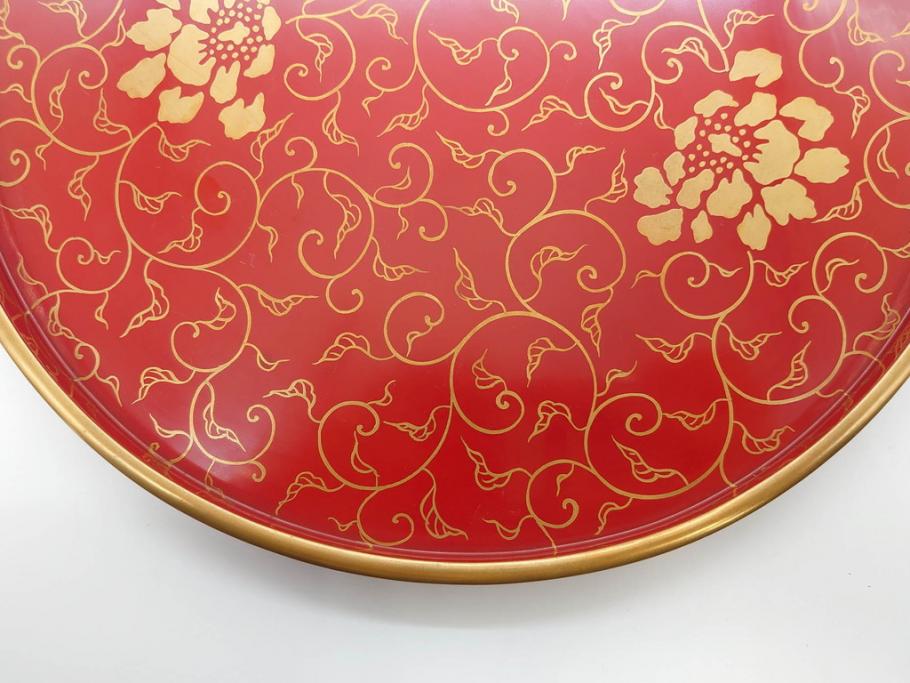 公式】アンティーク家具ラフジュ工房商品詳細ページ輪島塗 蒔絵 朱塗