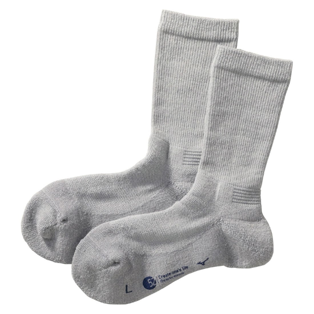 ミズノ MIZUNO ブレスサーモ BREATH THERMO ソックス クルー丈