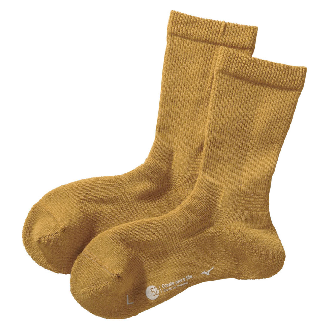 ミズノ MIZUNO ブレスサーモ BREATH THERMO ソックス クルー丈