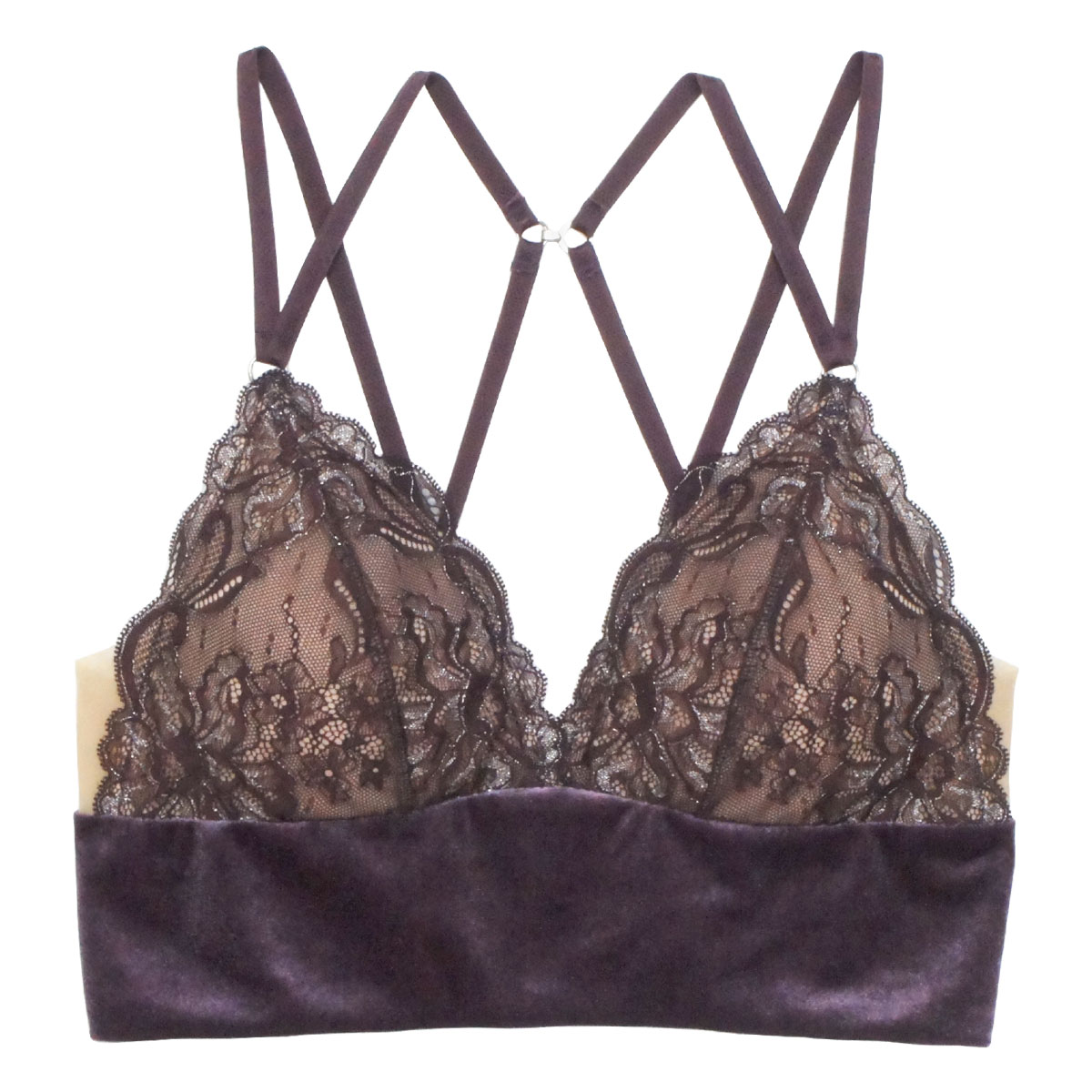 アンブラ ANNEBRA Velvet2 レース＆ベロア ブラレット | SHIROHATO(白鳩)