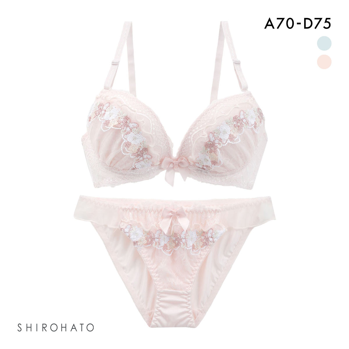 ロマンティックドール ケミカルレース ブラセット ABCD 谷間 L字 脇