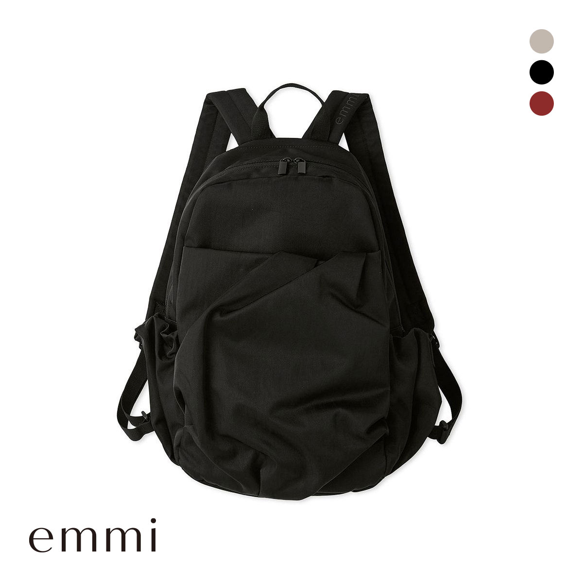 エミ ツイルギャザーボディーバックパック emmi | SHIROHATO(白鳩)