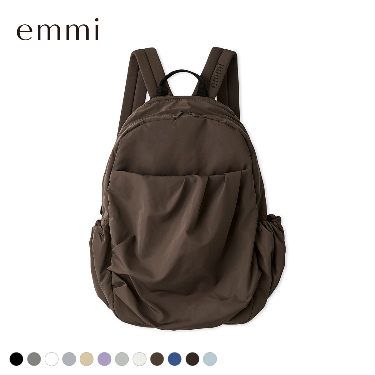 エミ ギャザーボディーバックパック emmi | SHIROHATO(白鳩)