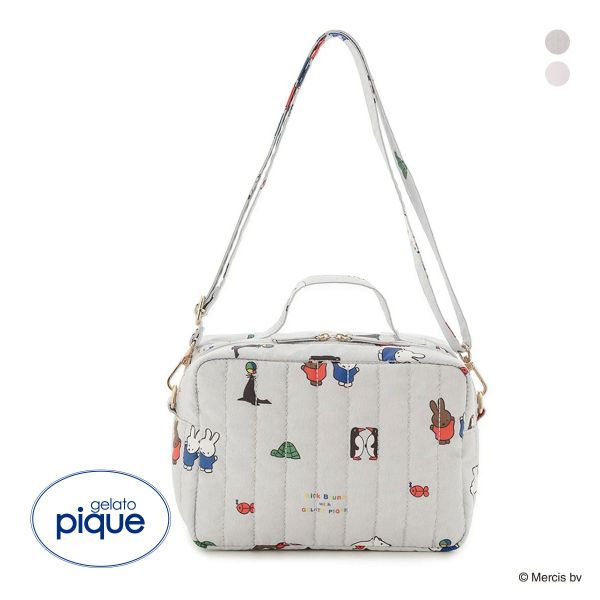 ジェラートピケ Dick Bruna キルティング総柄ママバッグ ジェラピケ