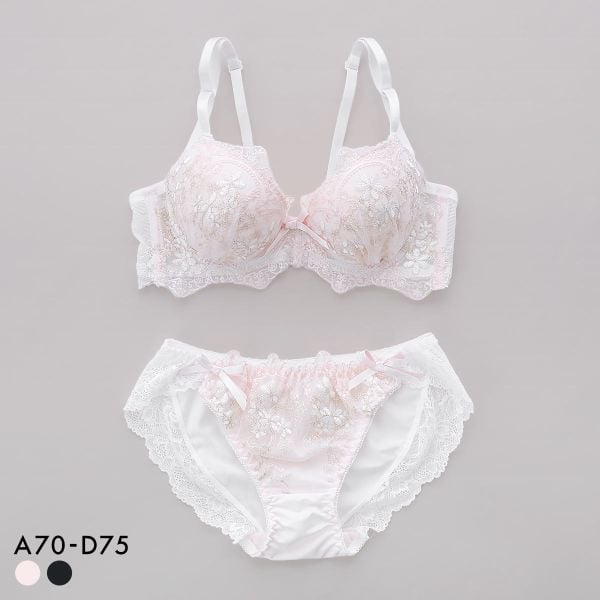 サンエイ 脇高 グロッシーローズレース ブラセット ABCD 脇肉 はみ肉