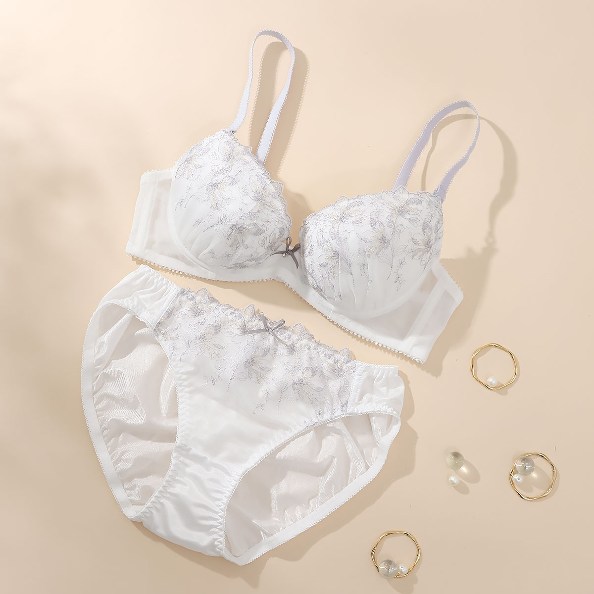 パリーゼ Palissee コフレフルール ブラジャー ショーツ セット ABCDEF