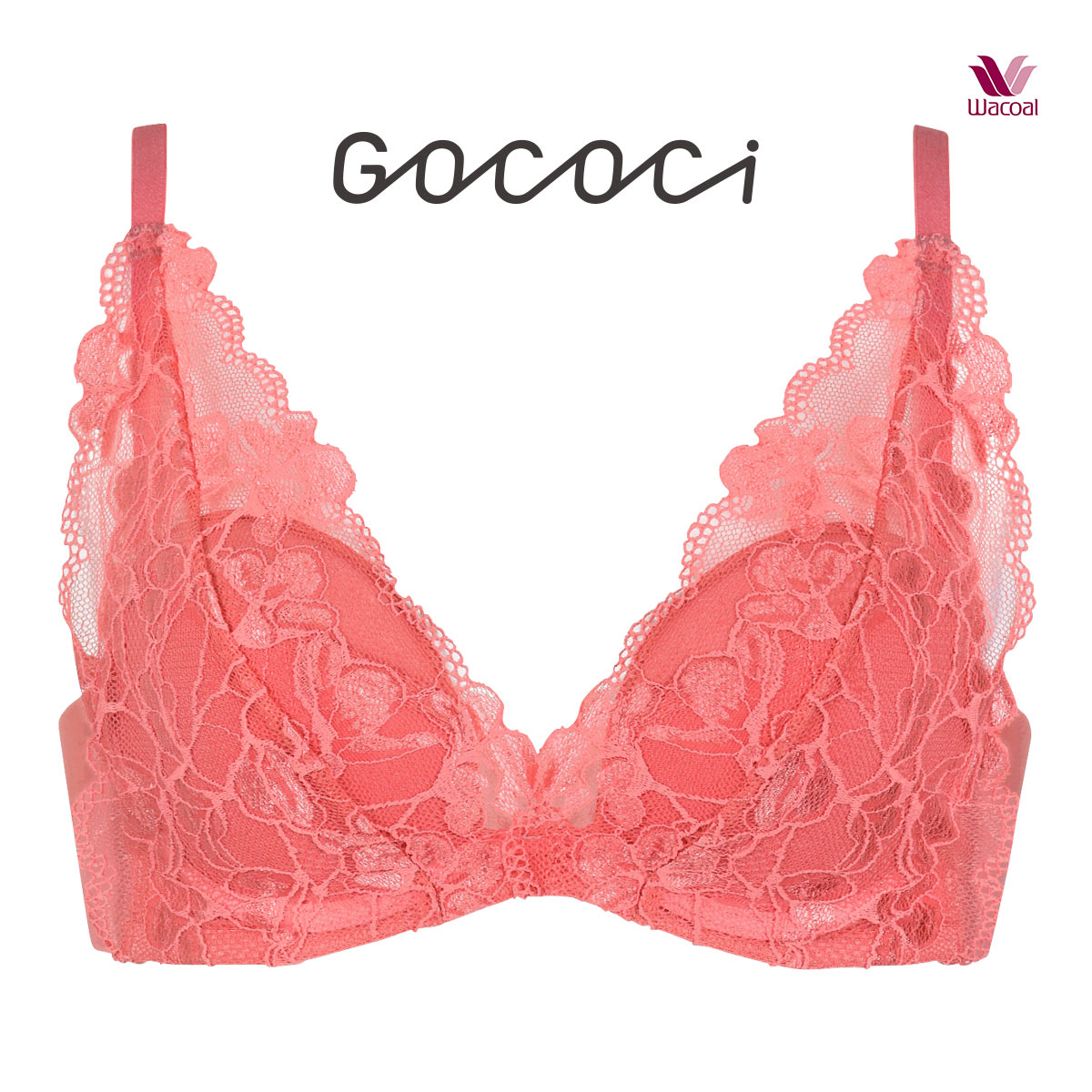 ワコール Wacoal ゴコチ GOCOCi フレキシブラ レース ノンワイヤーブラ