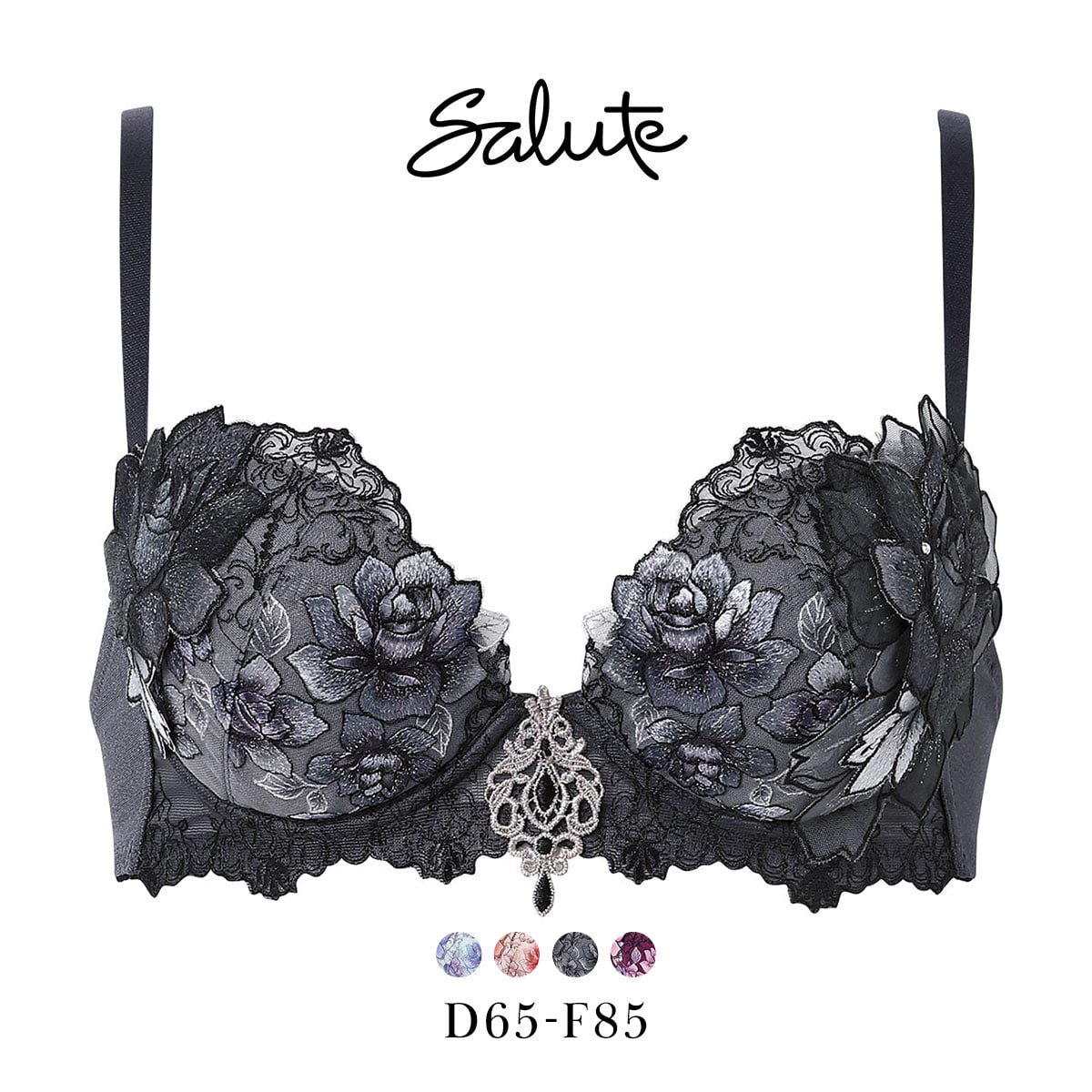 ワコール サルート 23グループ 23G P-UP ブラジャー DEF プッシュ