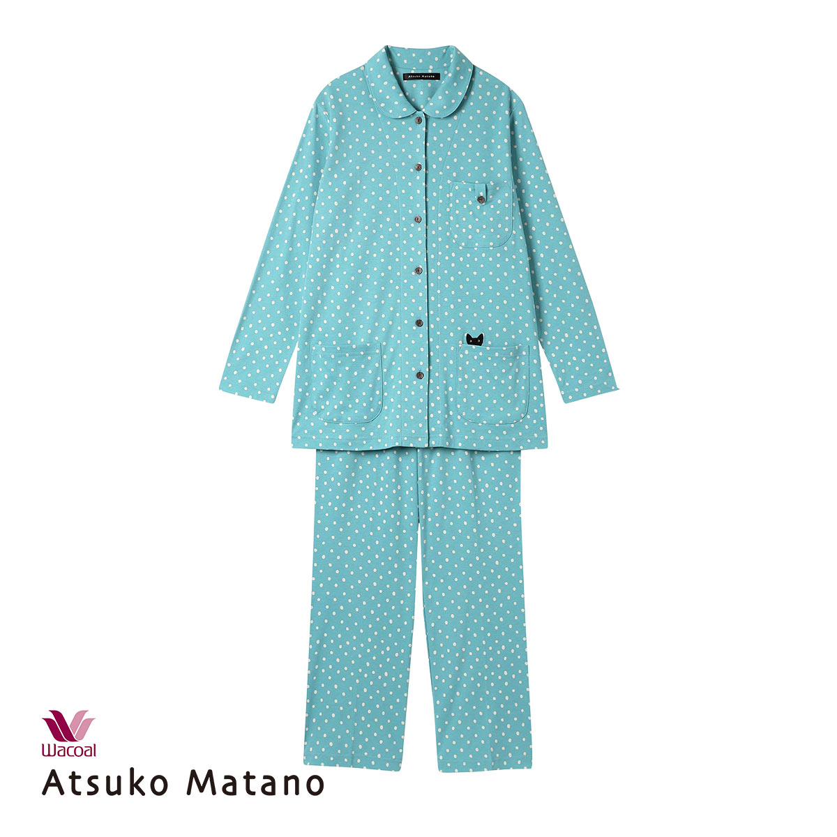 ワコール Wacoal マタノアツコ ATSUKO MATANO 長袖 パジャマ 上下
