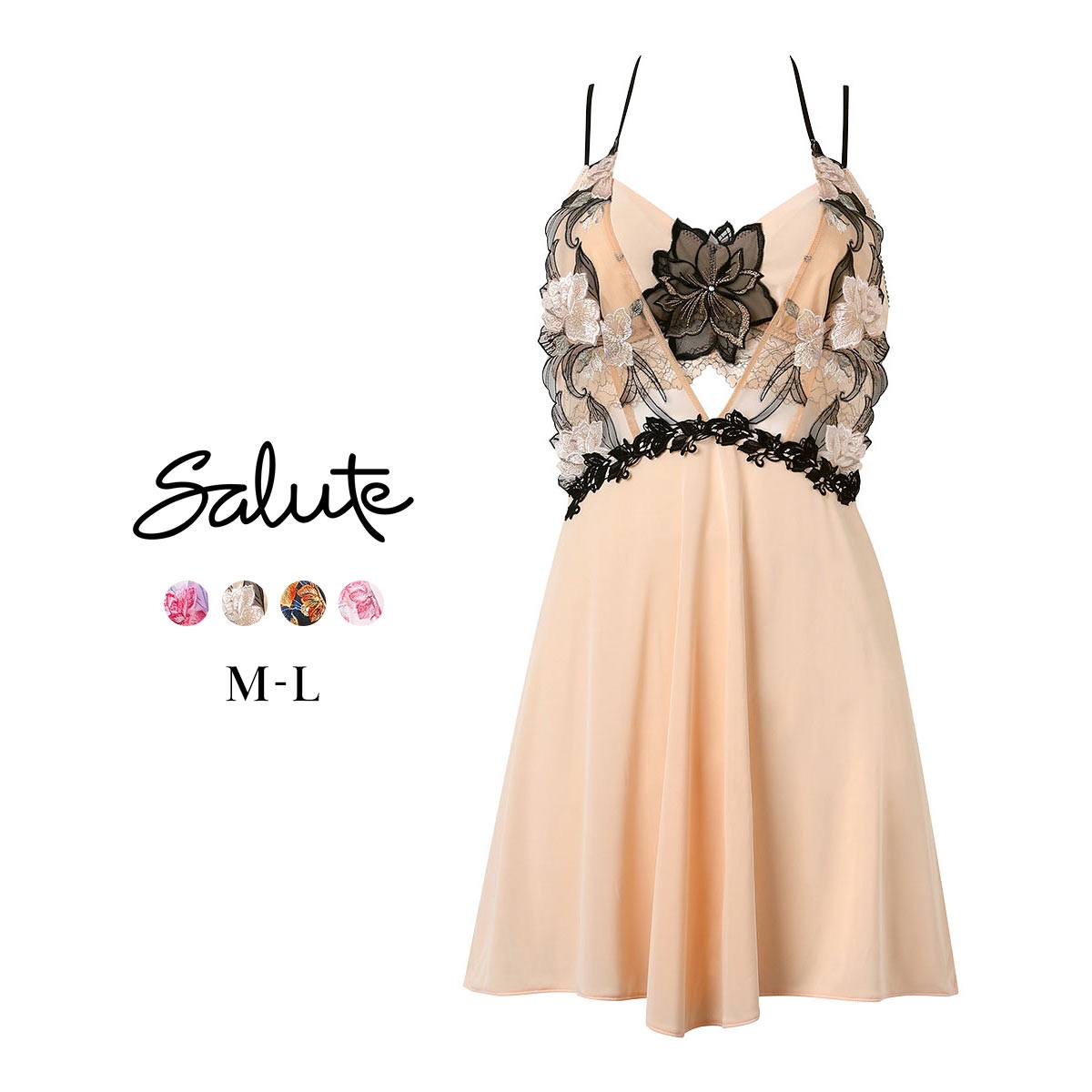 ワコール サルート 33グループ 33G ランジェリードレス ML