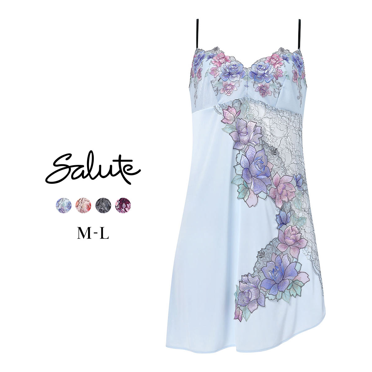 ワコール サルート 23グループ 23G スリップ ランジェリー ML