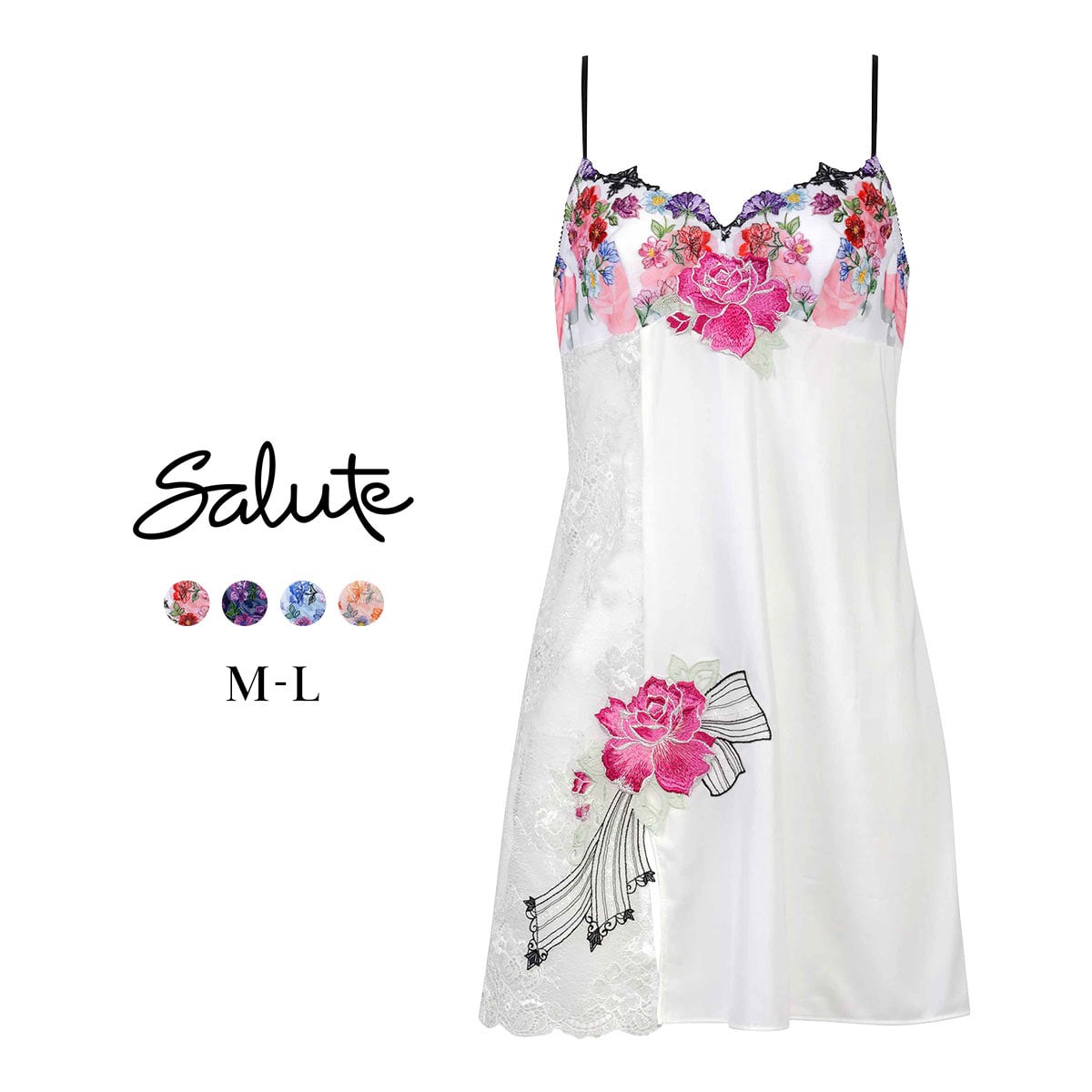 ワコール サルート 60グループ 60G スリップ ランジェリー ML Wacoal