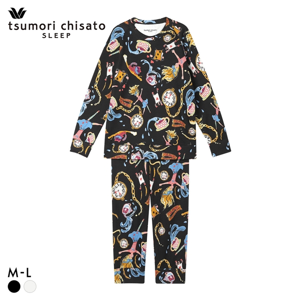 ワコール ツモリチサト スリープ 不思議の国 長袖 シャツパジャマ 上下