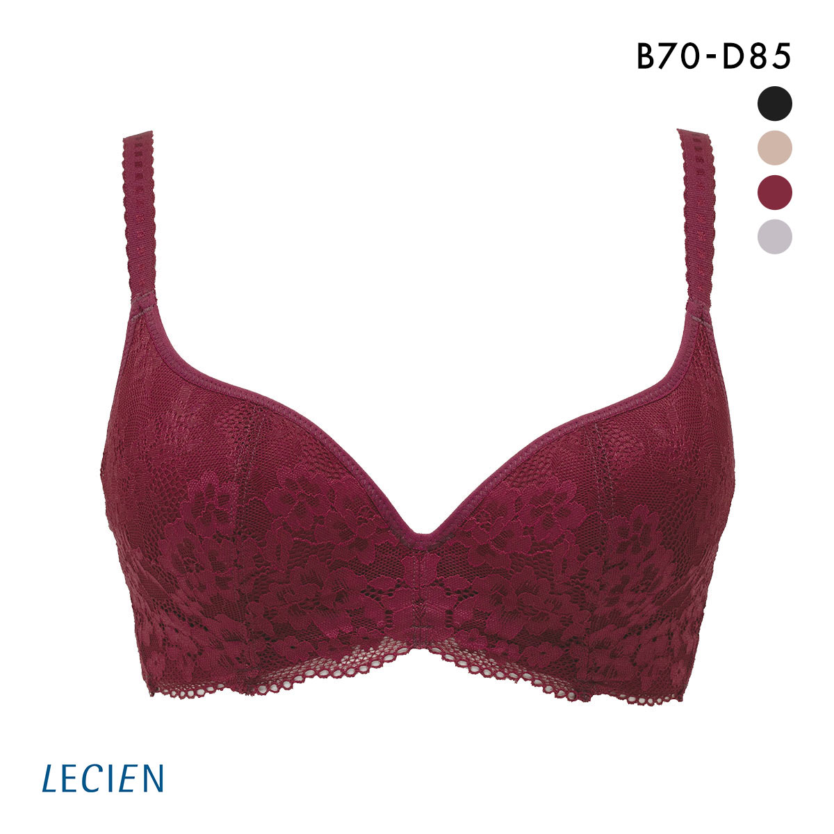 ルシアン LECIEN 肌フィット ブラジャ－ 楽ワイヤー 肌にとけこむ