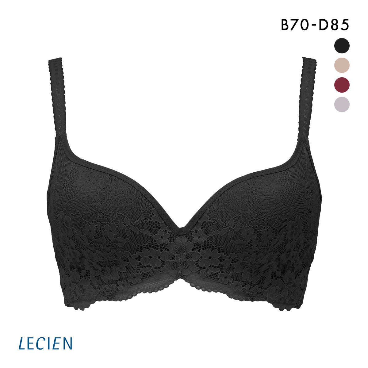 ルシアン LECIEN 肌フィット ブラジャ－ 楽ワイヤー 肌にとけこむ