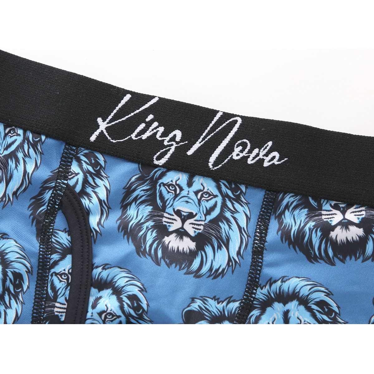 キングノバ ライオン柄 ボクサーパンツ メンズ 前あき M L LL