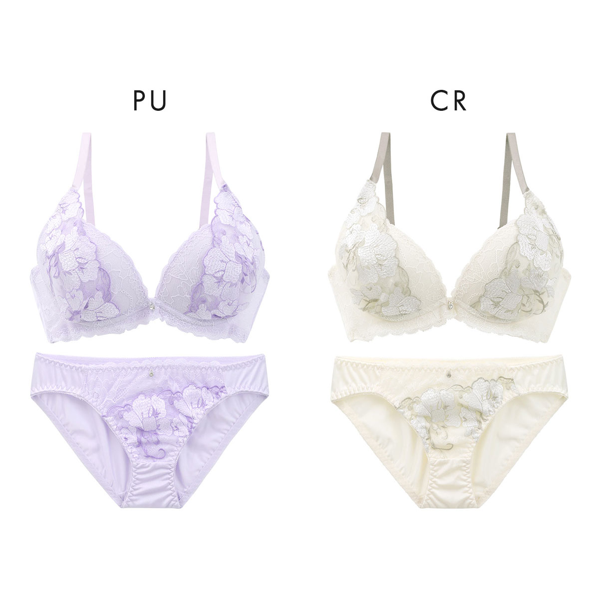 エクラ 脇高 フラワーチュール ブラセット ABCD 大きいサイズ 脇肉