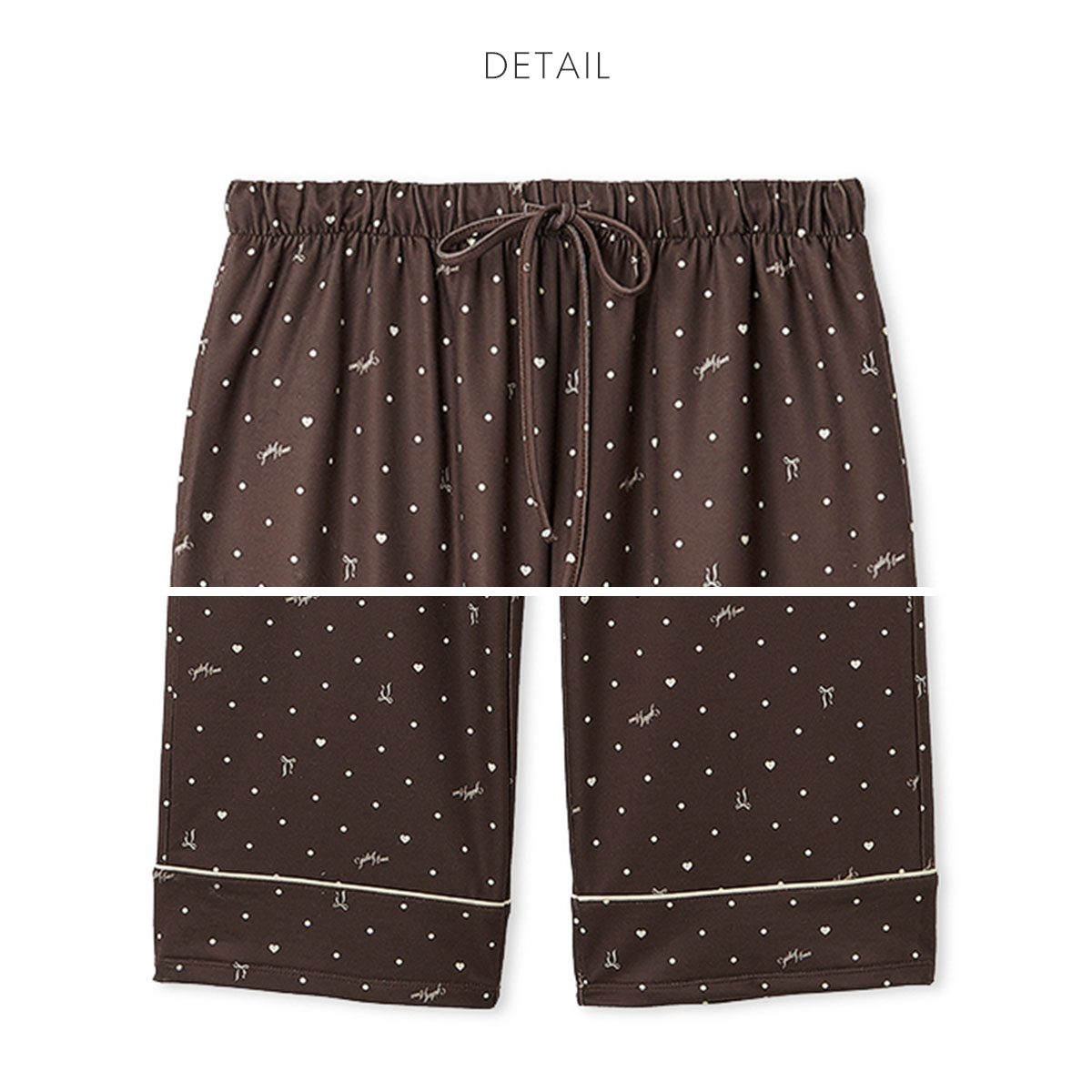 スナイデルホーム メンズ ドット柄ロングパンツ パジャマ ルームウェア