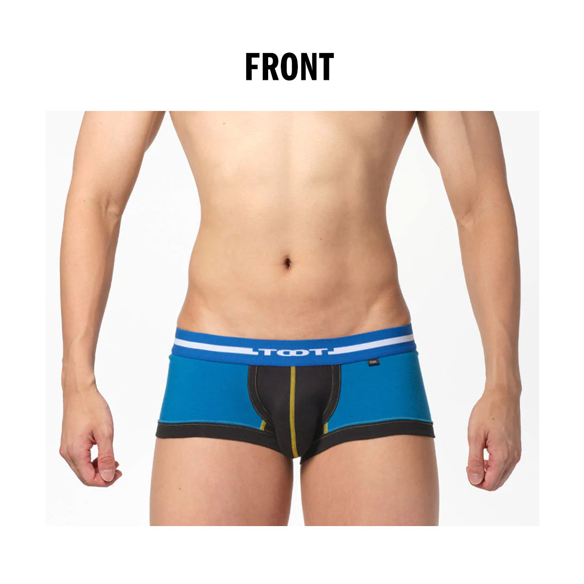 トゥート TOOT イエローステッチ nano ボクサーパンツ メンズ 前とじ