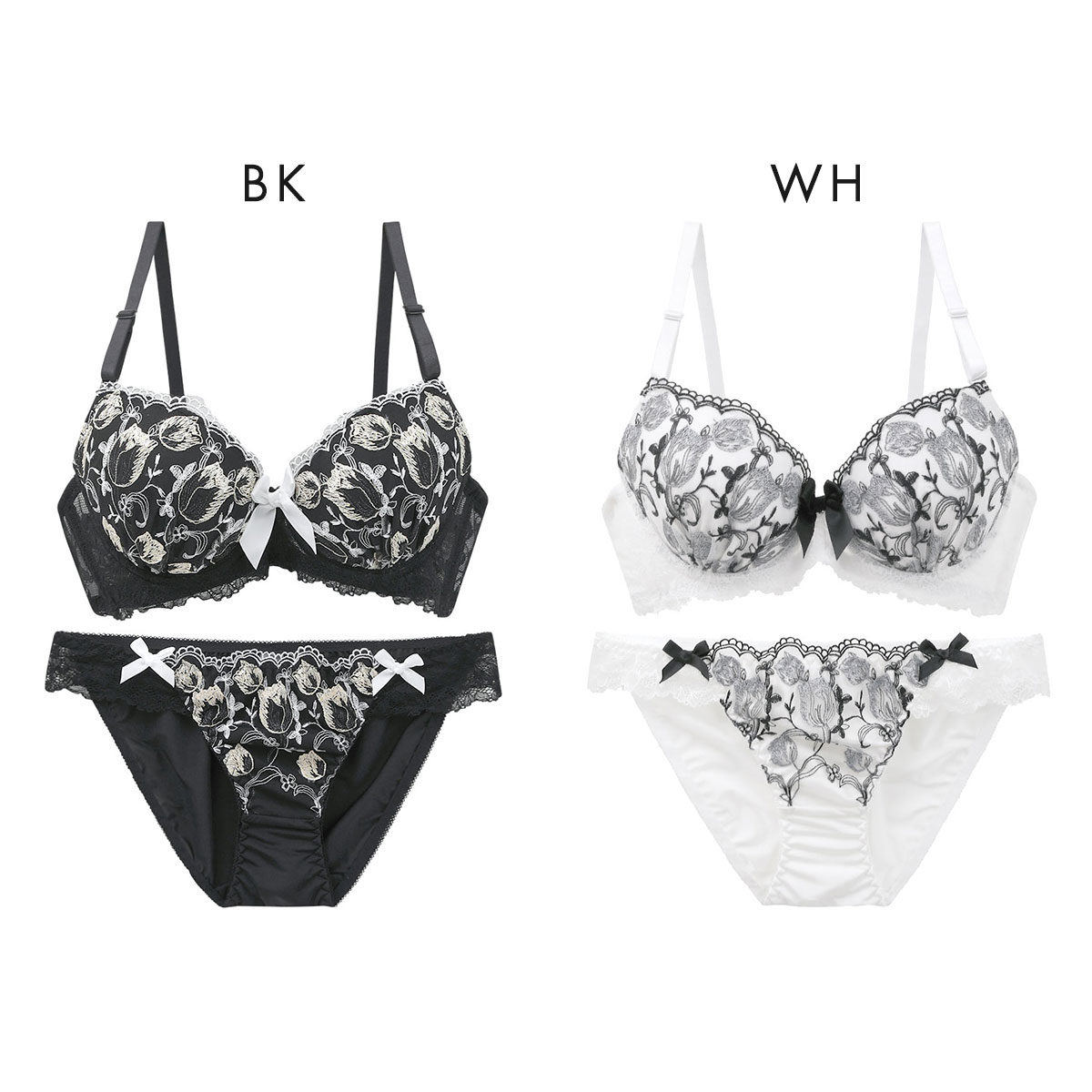 サンエイ グロッシーチューリップ ブラセット ABCD ブラジャー