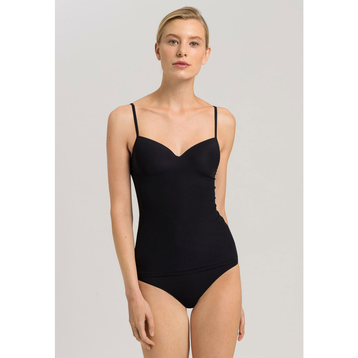 ハンロ アリュール 定番 カップ付き キャミソール HANRO ALLURE V