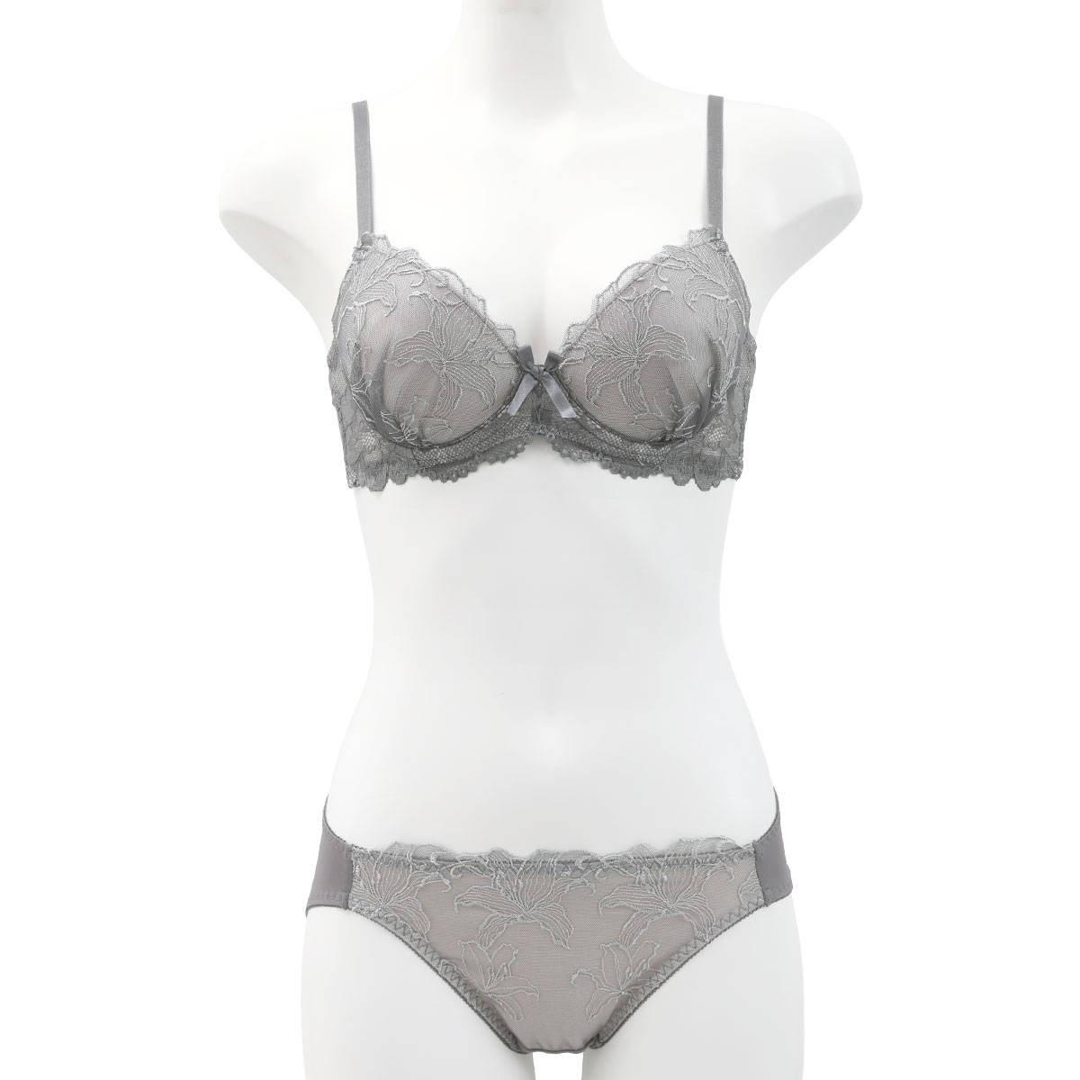 ソニアブラック グレースリリー ブラセット BCDE アンダー大きいサイズ