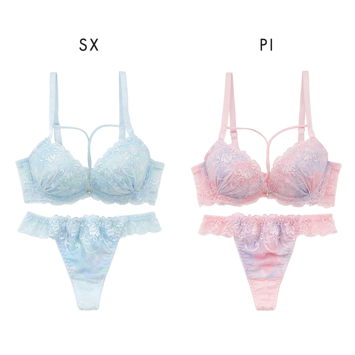 スパークス パステルクロスコード ブラジャー ショーツ セット Tバック