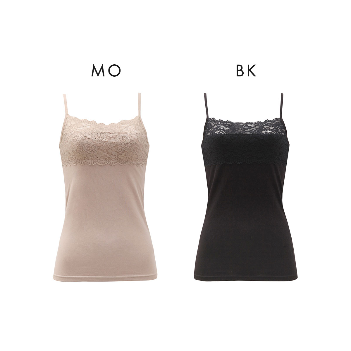 胸の谷間カバー＆チラ見せOK レーシーキャミソール | SHIROHATO(白鳩)