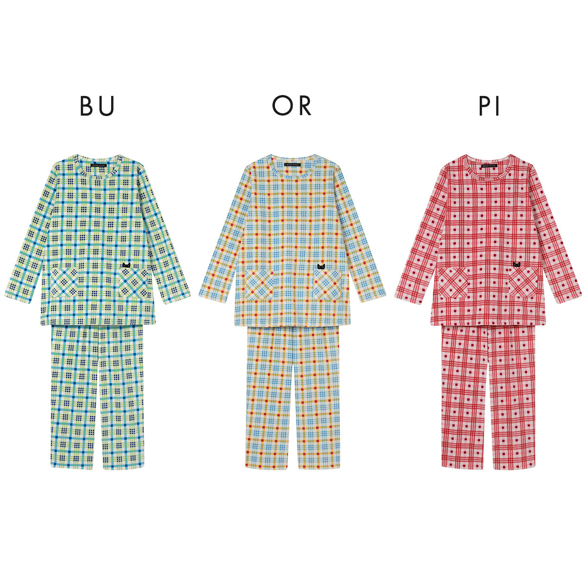 ワコール マタノアツコ フリース 長袖 パジャマ 上下セット ルーム