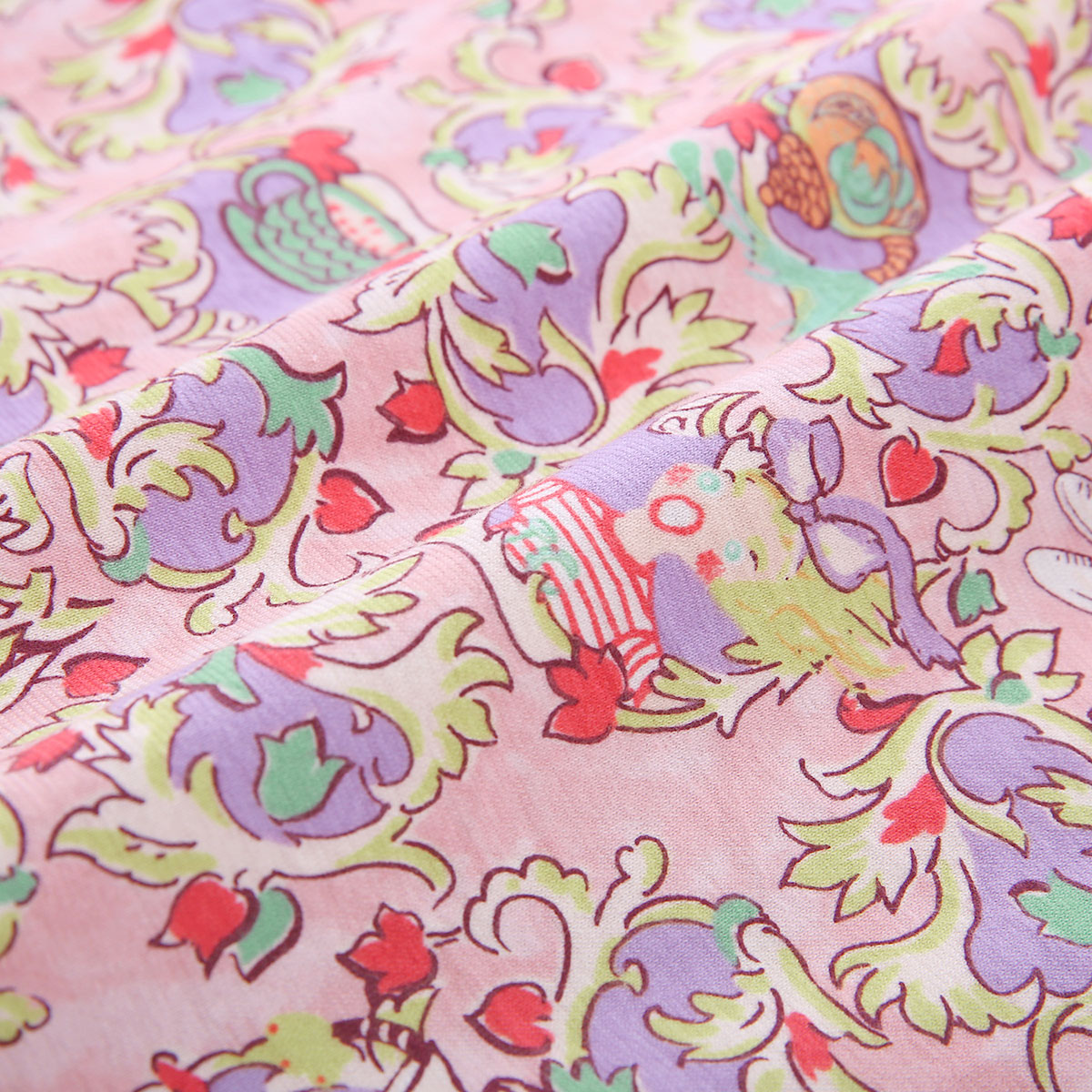 ワコール ツモリチサト 不思議の国 シャツパジャマ 長袖 上下セット