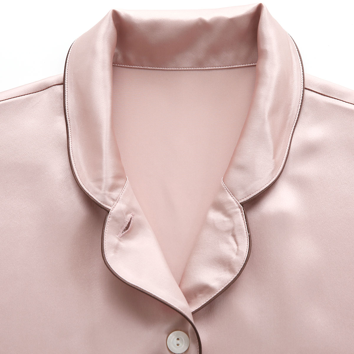 ワコール Wacoal 睡眠科学 レディース シルクサテン シャツパジャマ