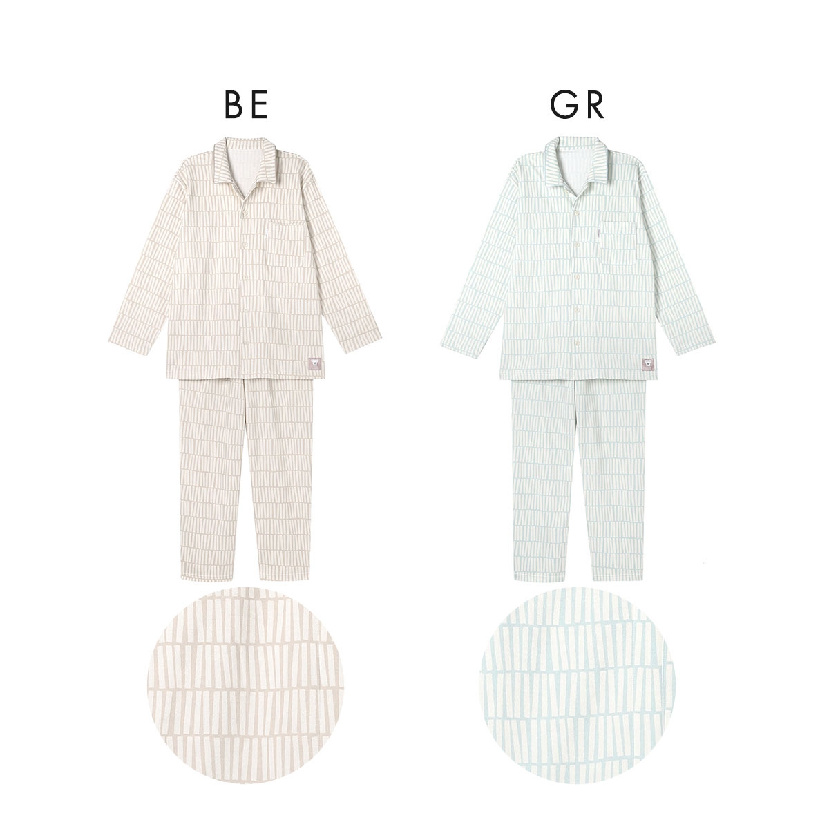 ワコール 睡眠科学 メンズ シャツパジャマ 長袖 上下セット あったか