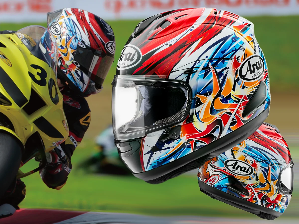 新製品】Araiヘルメットから長嶋哲太選手のレプリカ、Surf's up！な