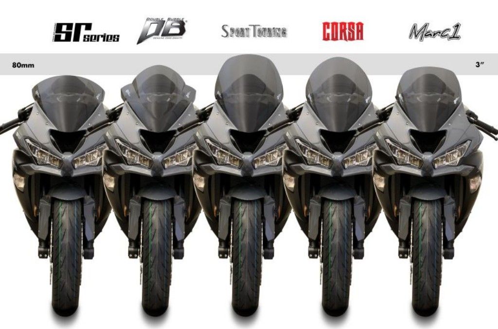 Webike | ZEROGRAVITY ゼログラビティ スクリーン 【ダブルバブル】 ZX