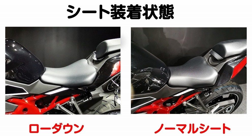 Webike | K's-STYLE ケイズスタイル 低反発ローシート Ninja ZX-25R(KS