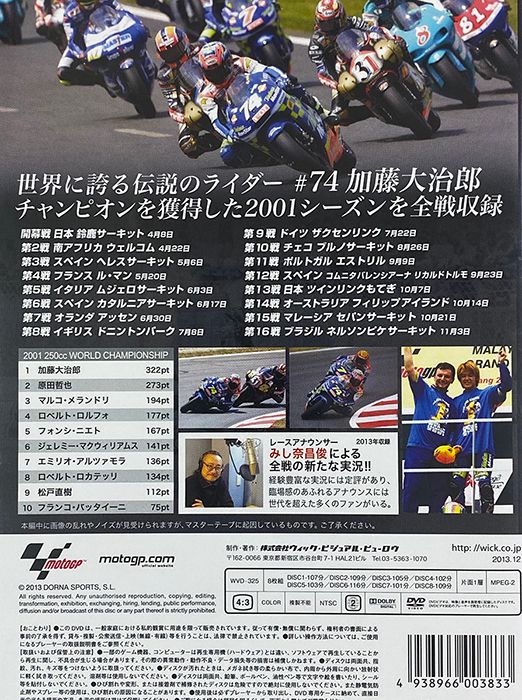 Webike | ウィック・ビジュアル・ビューロウ 2001 W.G.P. 250cc