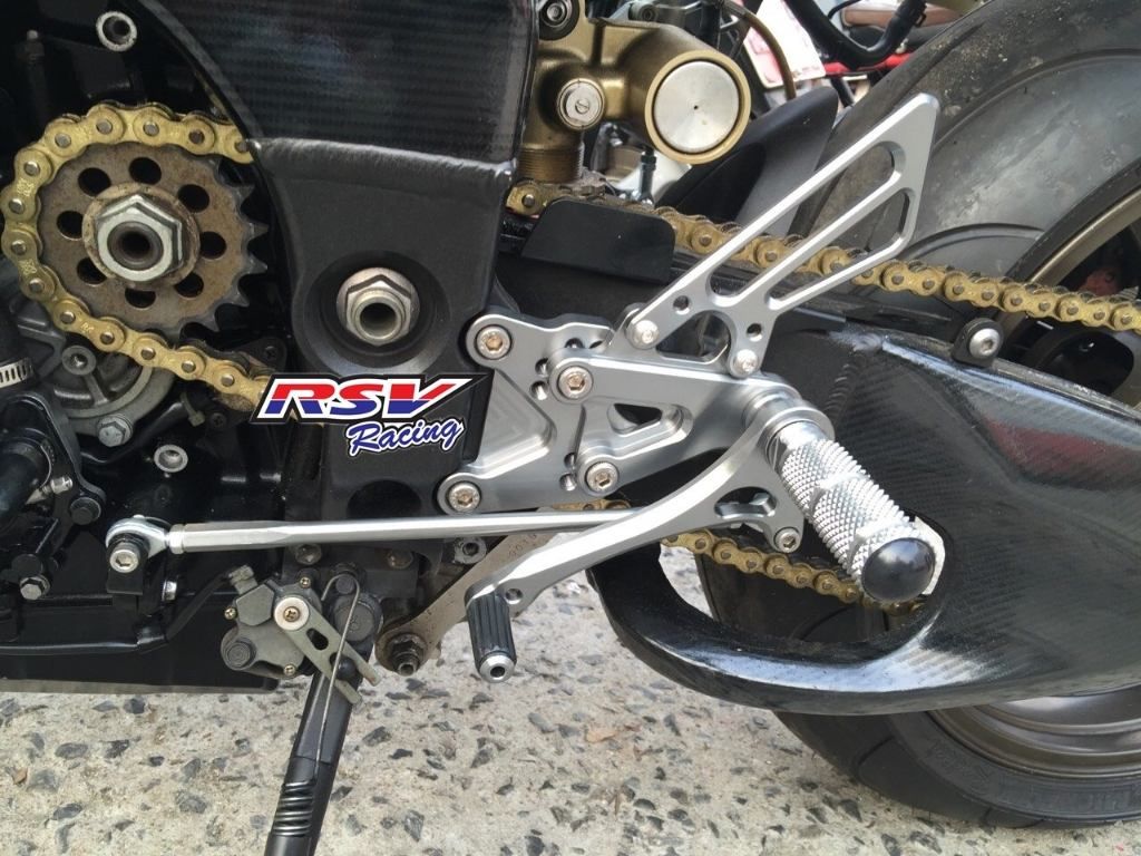 Webike | RSV racing アールエスブイレーシング Rearset adjustable ZX