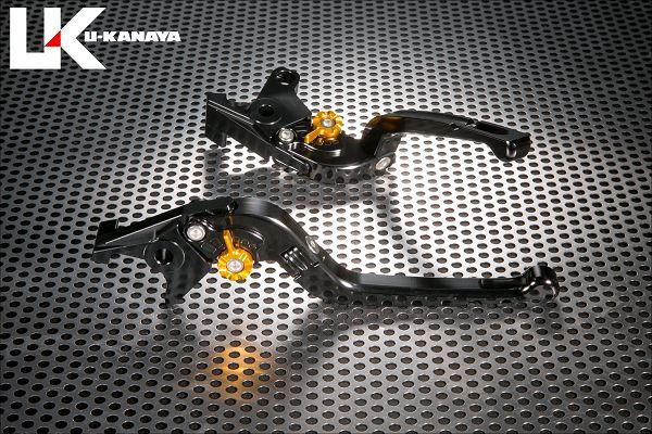 Webike | U-KANAYA ユーカナヤ 可倒式Rタイプ アルミビレットレバー