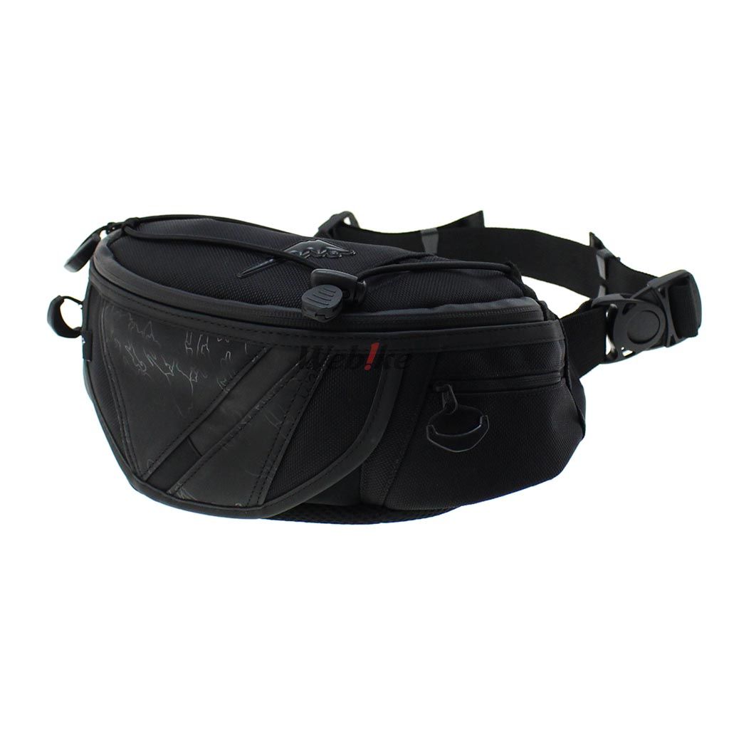 Webike | KUSHITANI クシタニ ウエストバッグ K-3585B(K-3585B-BKOUT-F