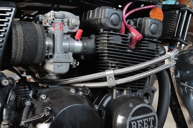 Webike | CHERRY チェリー 社外オイルクーラー用ステンメッシュホース