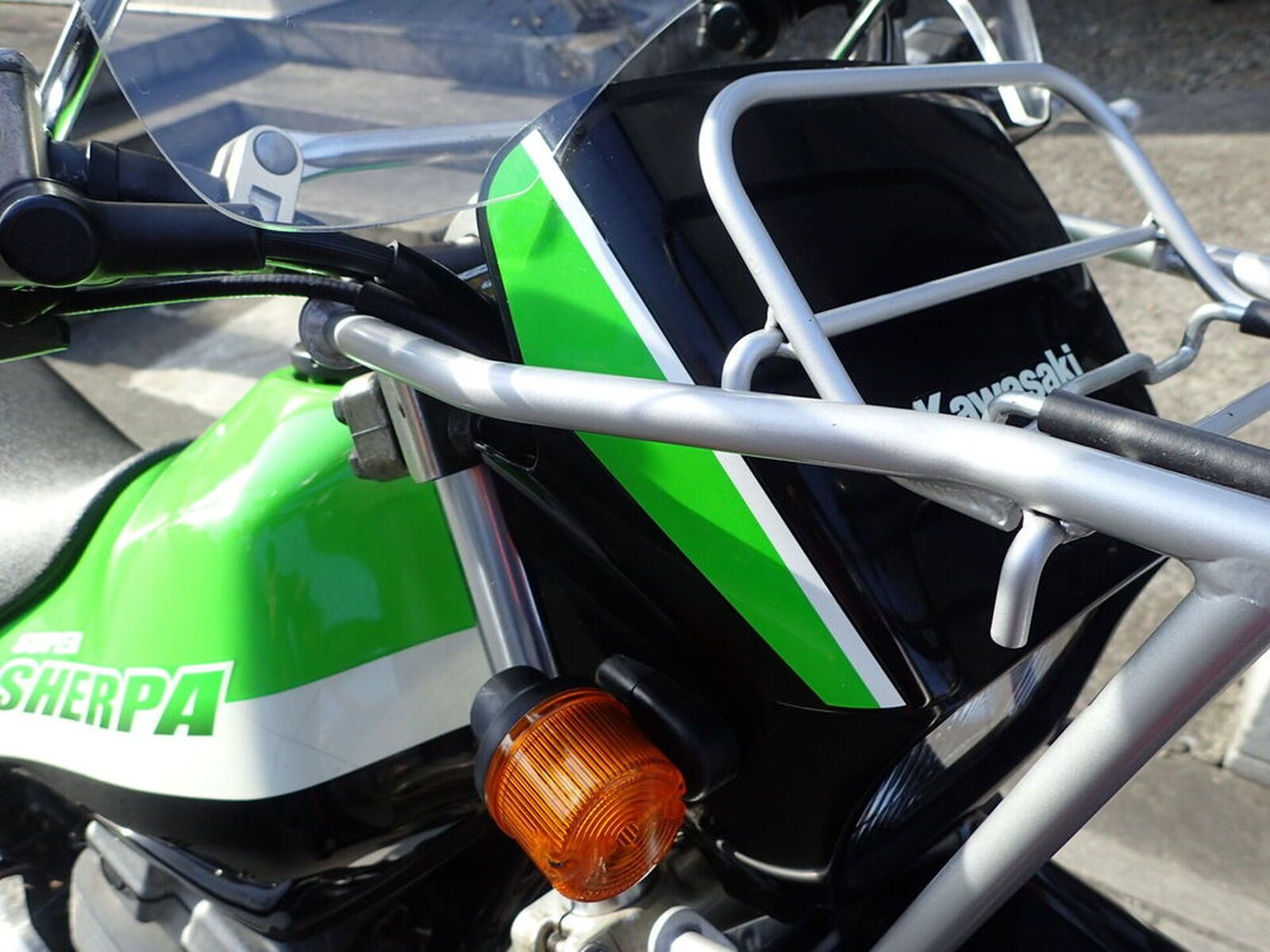 KAWASAKI スーパーシェルパ「風に向かって走らな~い！ツーリング