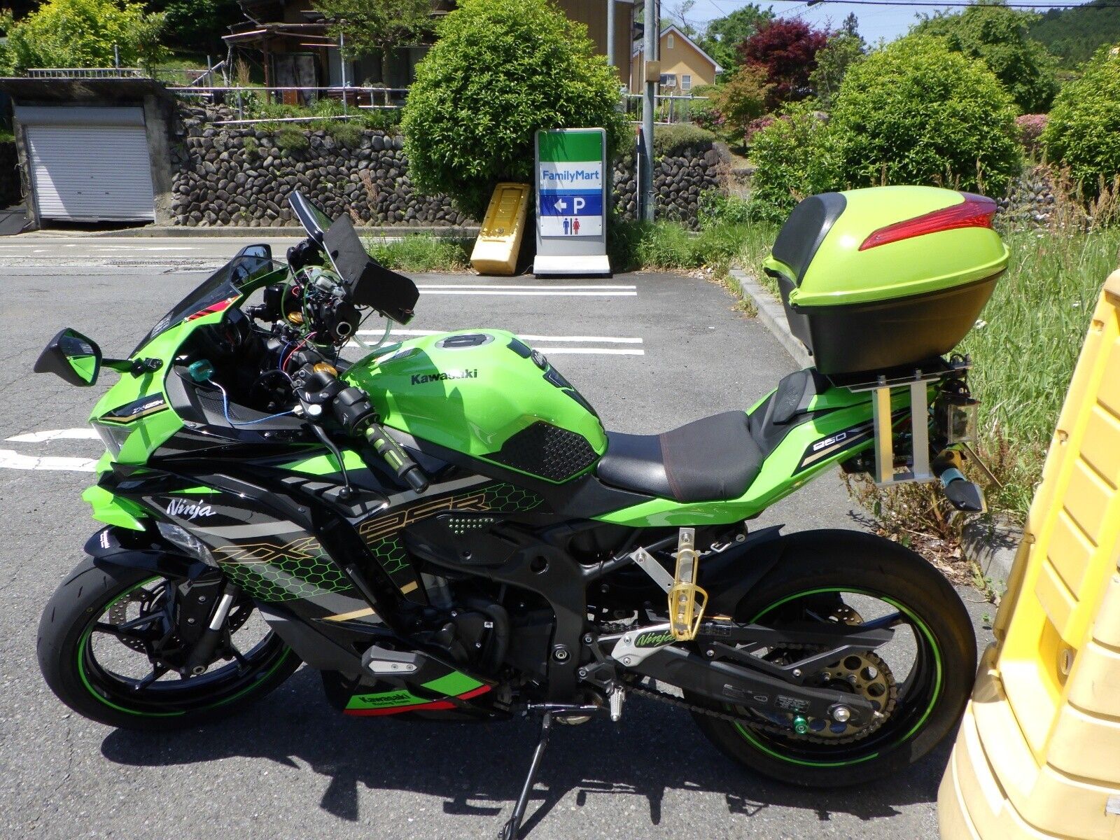 KAWASAKI ZX-25R「今年70回目（日目）は、国道246号線利用でパノラマ台