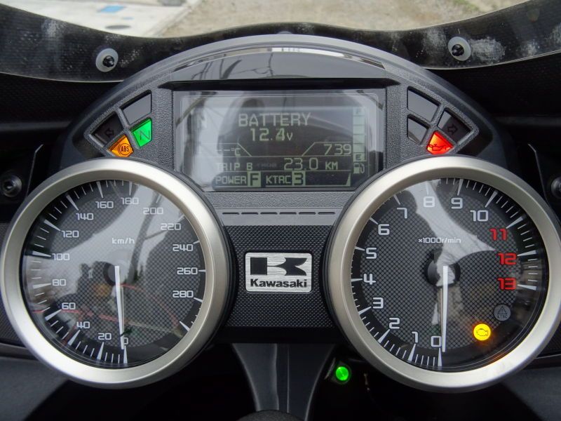 KAWASAKI ZX-14R「ZX-14RにO2センサー着け忘れでエンジンワーニング