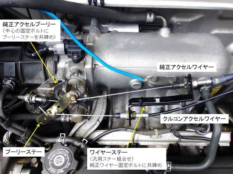 ステップワゴンRF1前期へオートクルーズ取付け リニアクルーズ（Linear
